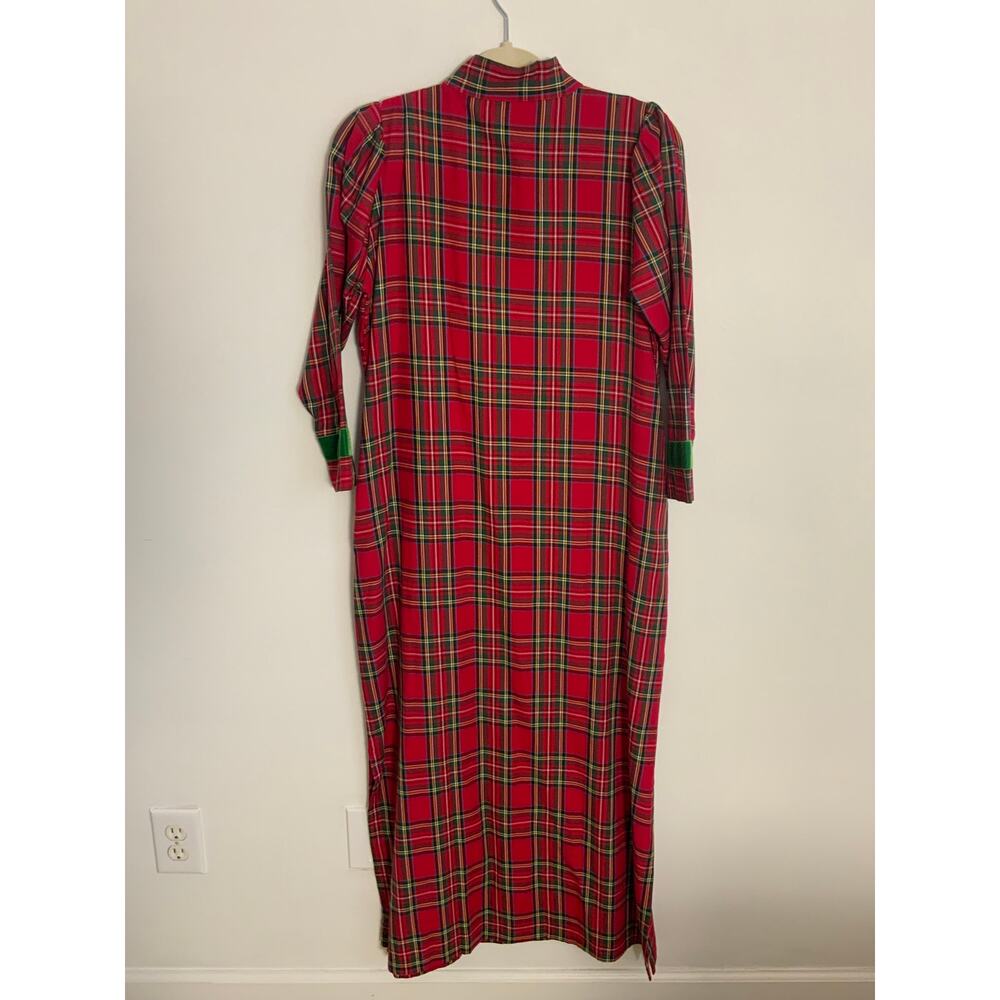 HOUSE OF MBR RED TARTAN BOUVIER LONG $385 NWT SIZE SMALL - Picture 11 of 15